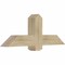 Ekena Millwork Eugene Rough Sawn Timber Gable Bracket, Douglas Fir, 48"W x 18"H x 6"D x 6"F, 9/12 Pitch GBW048X18X0606EUG00RDF - alternate 4